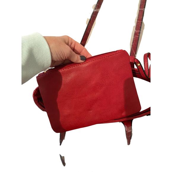 AR New York Large Red Tote NWT - Picture 4 of 7